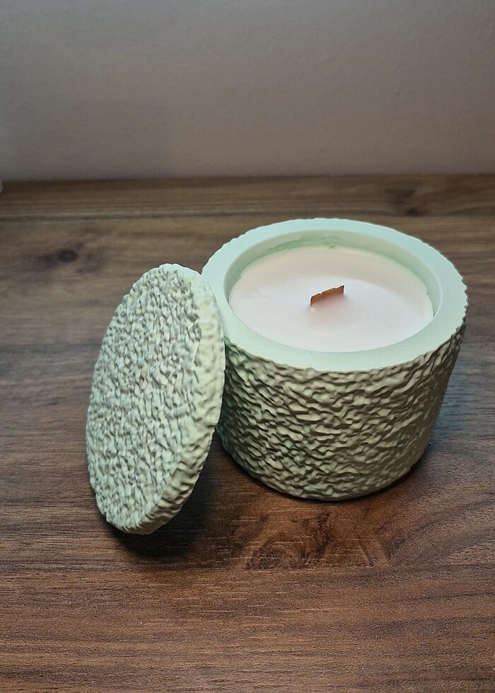 Soya wax beton kalıp mum - Görsel 2