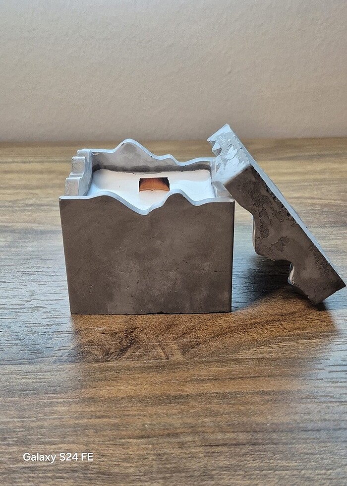 Soya wax seramik mum el yapımı - Görsel 3