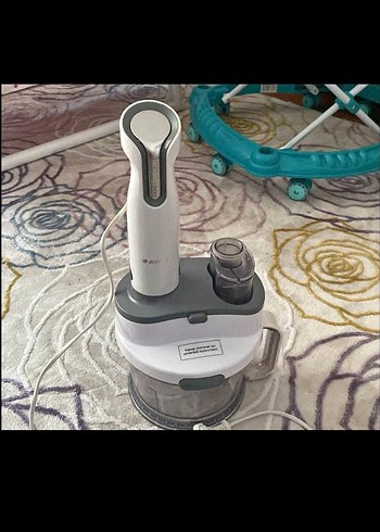 Beyaz ve Gri Blender ve Doğrayıcı - Görsel 2