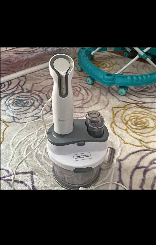 Beyaz ve Gri Blender ve Doğrayıcı - Görsel 2