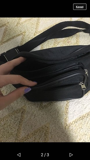 Bel çantası siyah