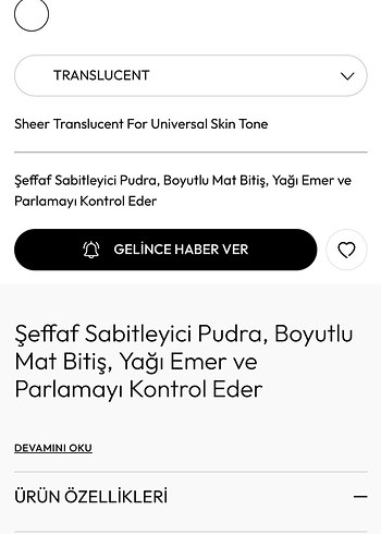 MAC Sheer Translucent Pudra Beyaz - Görsel 5