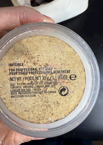 MAC Sheer Translucent Pudra Beyaz - Görsel 9