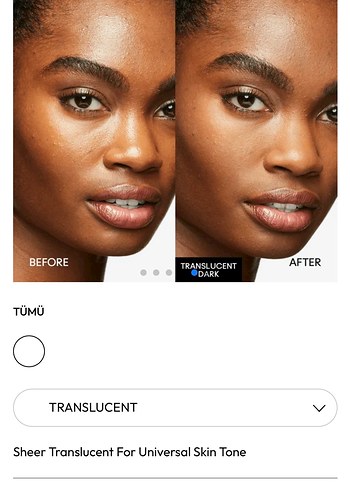 MAC Sheer Translucent Pudra Beyaz - Görsel 6