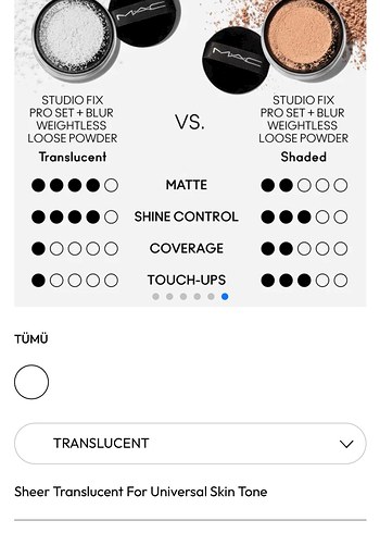 MAC Sheer Translucent Pudra Beyaz - Görsel 4