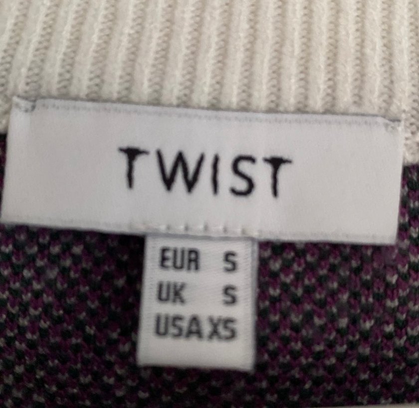 Renkli Yazılı Desenli Kadın Triko Sweatshirt - Görsel 3