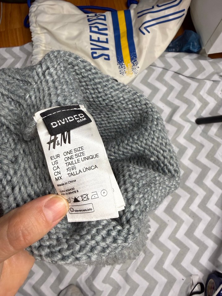 Gri Örgü Kadın Bere İki Ponponlu - Görsel 2