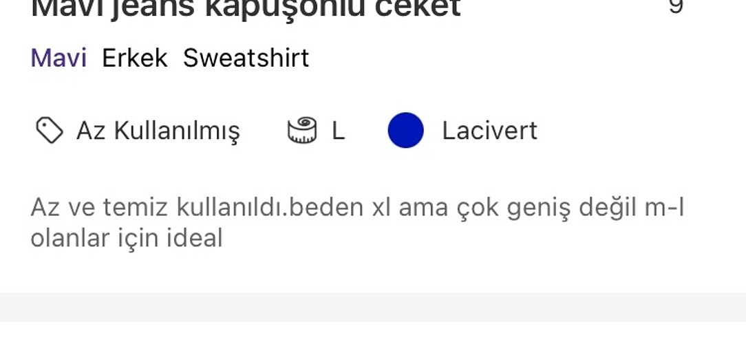 l Beden lacivert Renk Mavi ceket