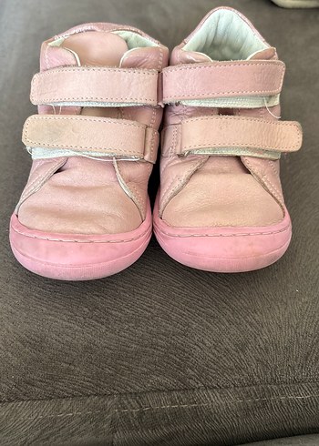 Kız Çocuk İlk Adım Ayakkabısı Pembe Velcro