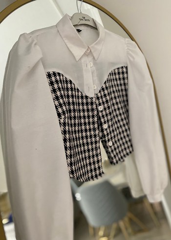 Trendyol & Milla Düğmeli Mini Parisian Gömlek