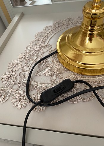 Altın Renkli Şeffaf Abajur bir adet fiyatıdır elimde 2 adet mvct - Görsel 4