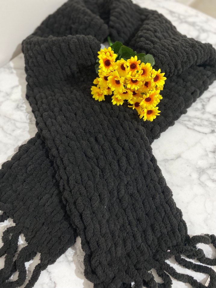 Puffy kadın atkı - Görsel 3