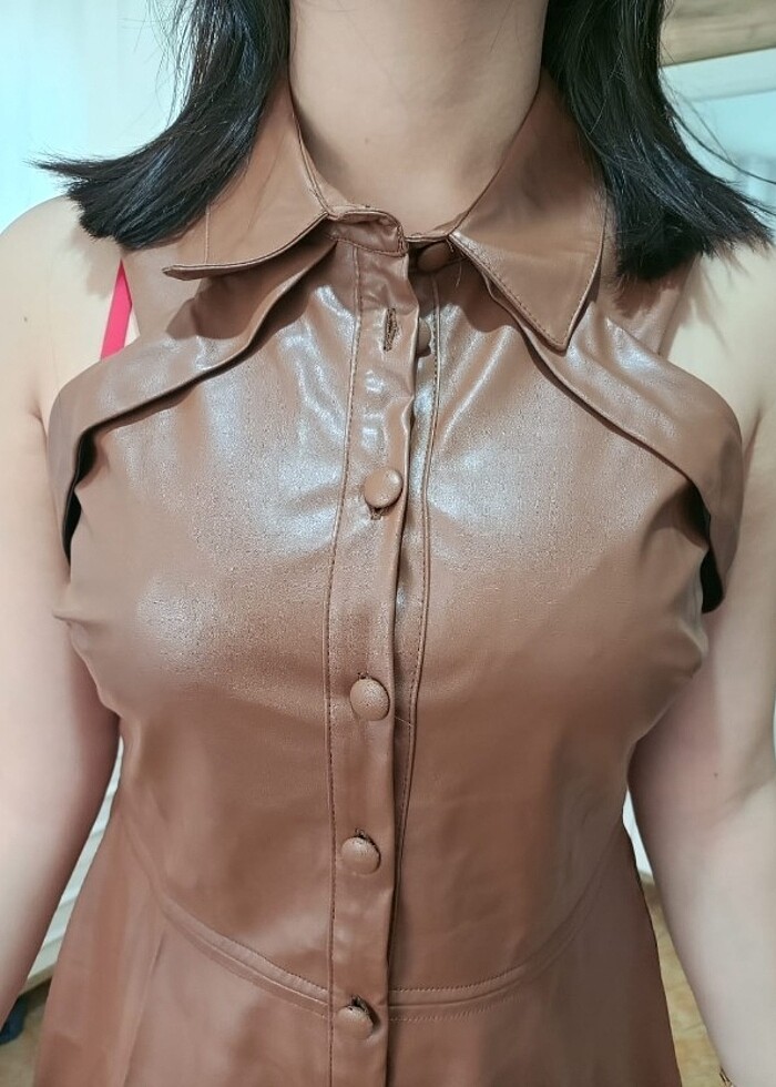 Deri elbise - Görsel 4