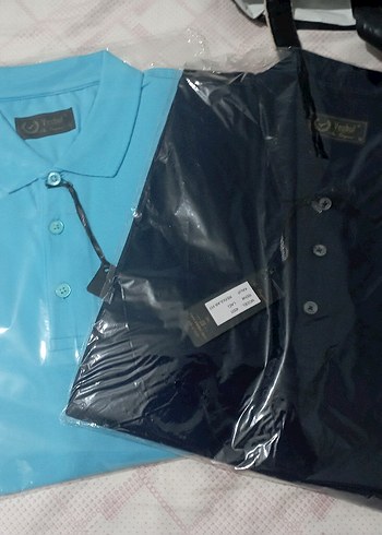 Siyah  ve maviErkek Polo Tişört Kısa Kollu 2 adat fiyatidir - Görsel 3