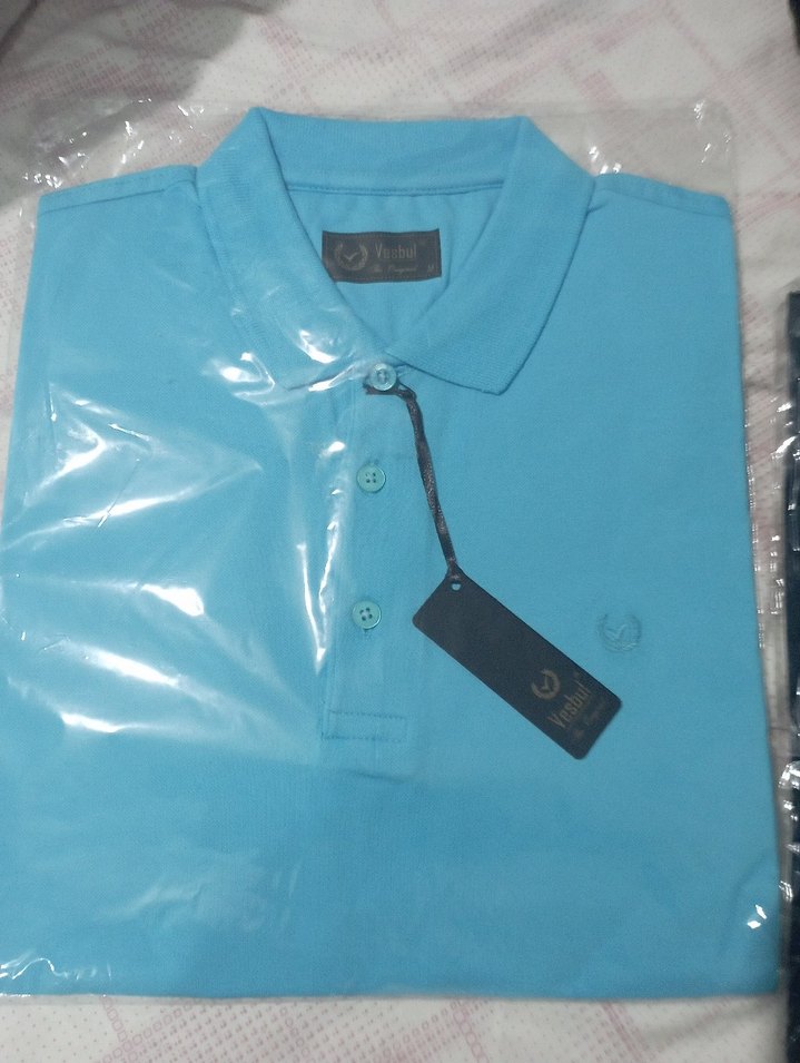 Siyah  ve maviErkek Polo Tişört Kısa Kollu 2 adat fiyatidir - Görsel 2