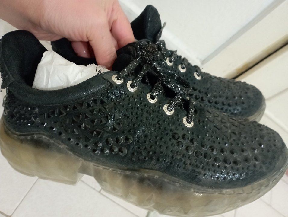 Yüksek Topuklu parlak taşlı Spor Ayakkabı - Görsel 4