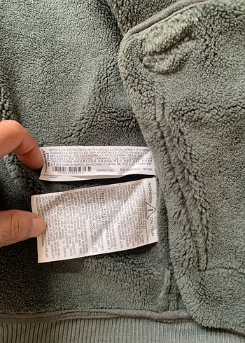 Zara Süet içi yünlü mont - Görsel 6