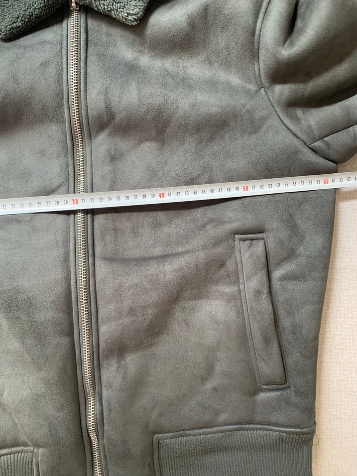 Zara Süet içi yünlü mont - Görsel 2