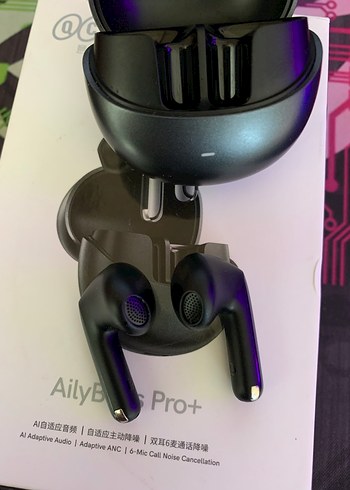 QCY AilyBuds Pro+ Kablosuz Kulaklık Siyah - Görsel 2