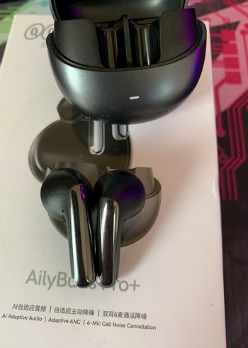 QCY AilyBuds Pro+ Kablosuz Kulaklık Siyah - Görsel 3