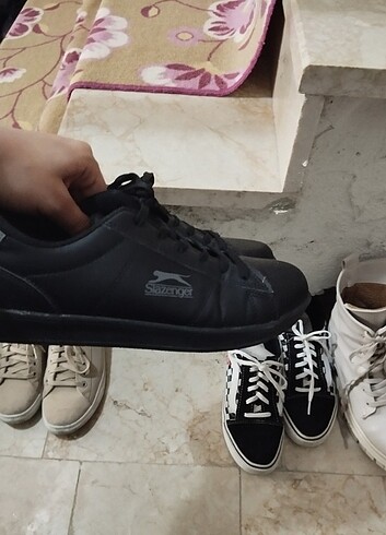 38 Beden Siyah spor ayakkabı slazenger