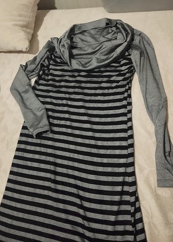 Gri Uzun Kollu Tunik - Görsel 2