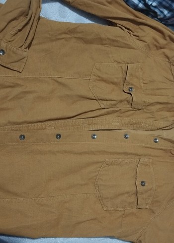 Düğmeli Kadın Süet Gömlek - Görsel 4