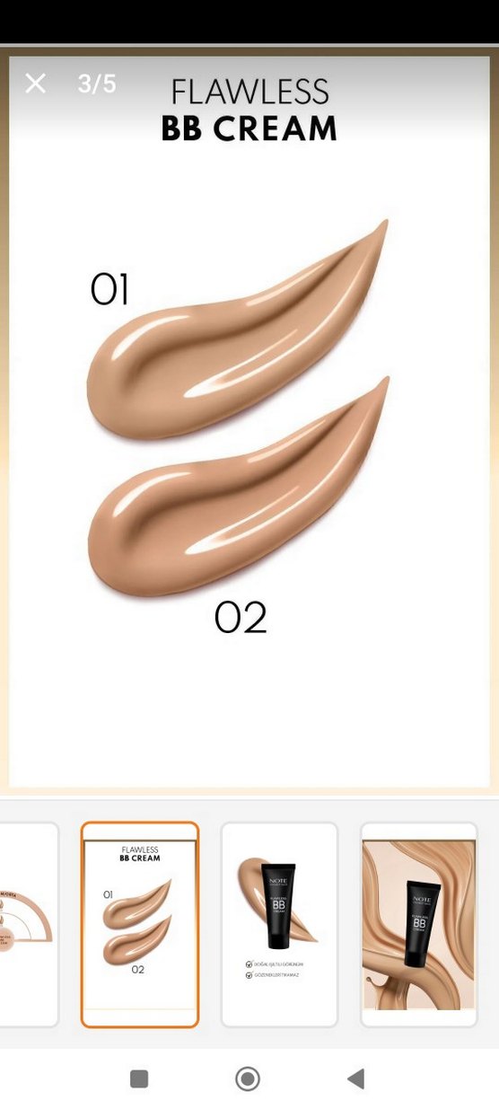 Note Flawless BB Cream 20 ml - Siyah - Görsel 2