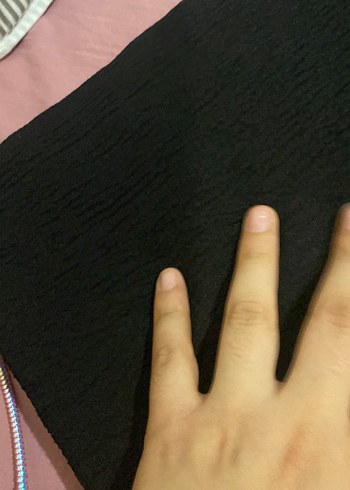 Kadın Siyah şal - Görsel 2