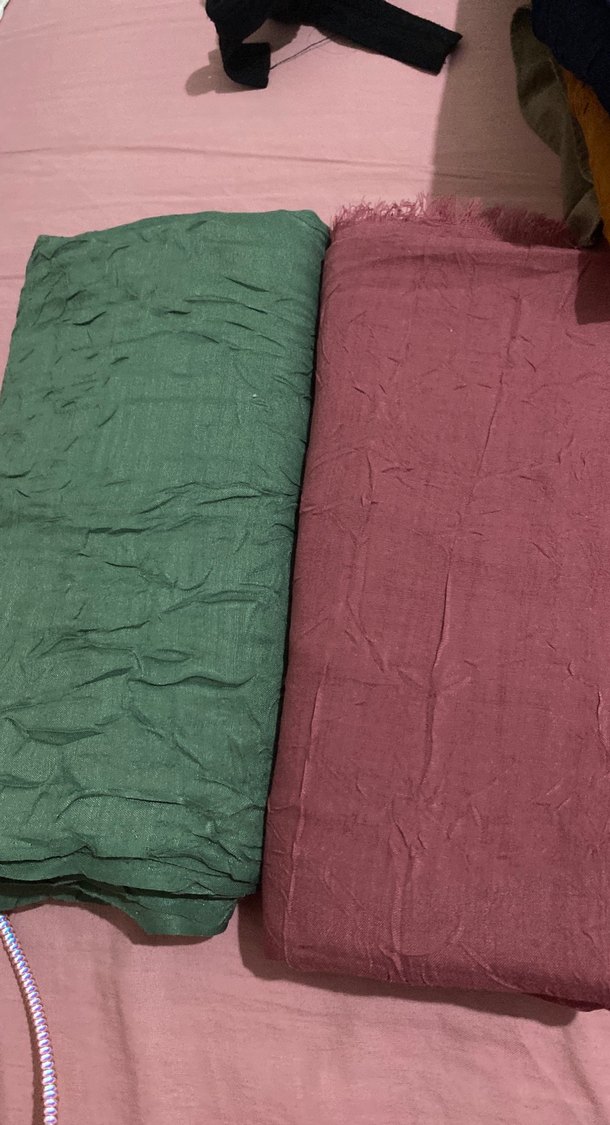 Kadın Çok Renkli Keten Bohem Şal - Görsel 3