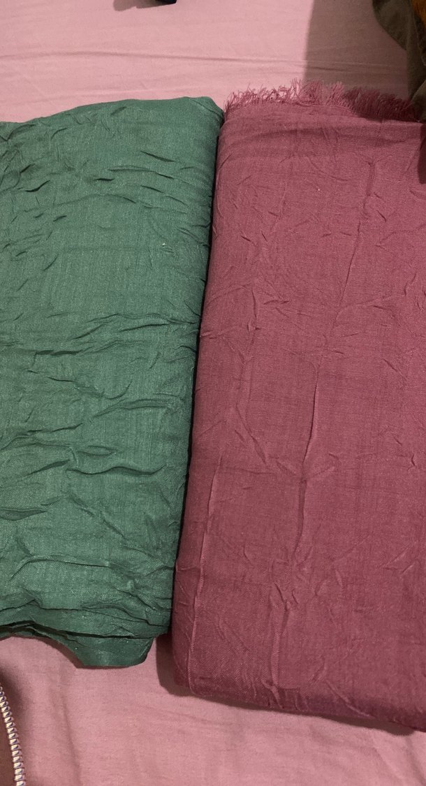 Kadın Çok Renkli Keten Bohem Şal - Görsel 2