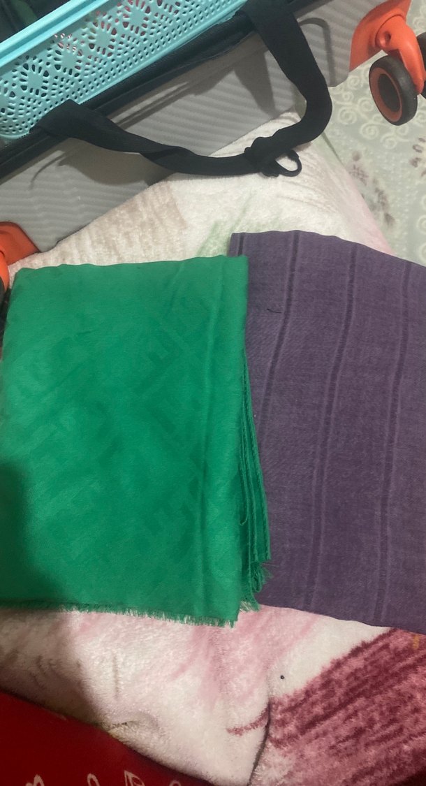 Kadın Yeşil Bohem Tarz Şal - Görsel 2