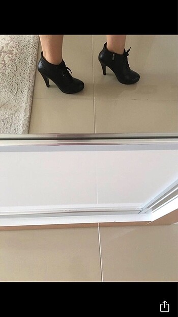 38 Beden siyah Renk Kadın bot