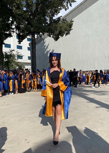 Siyah Straplez Mini Mezuniyet Elbisesi - Görsel 2