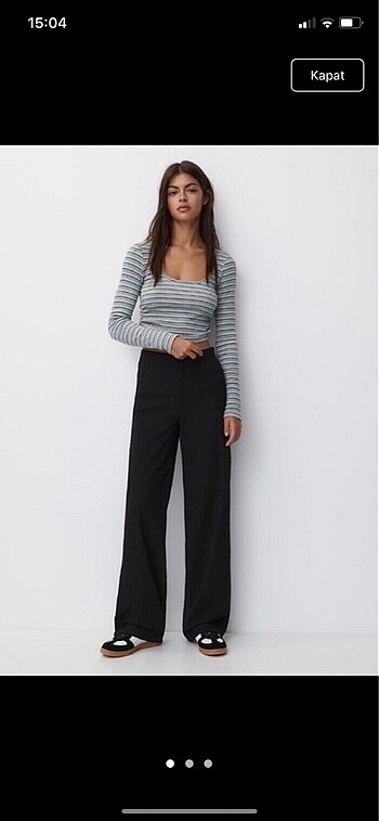 Pull and bear kumaş pantolon