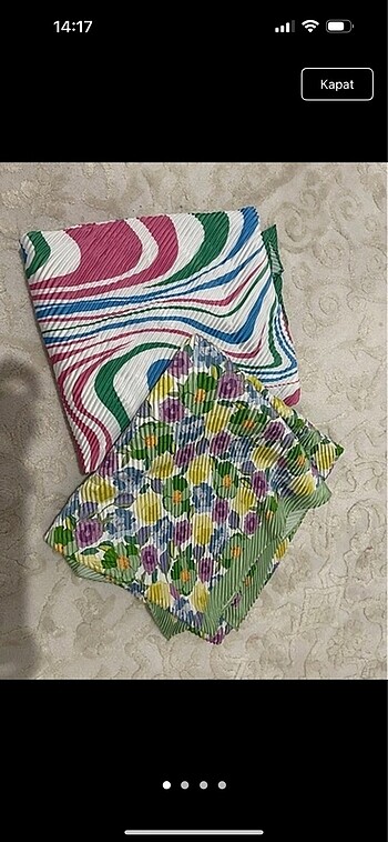 Beden Fresh scarfs piliseli eşarplar