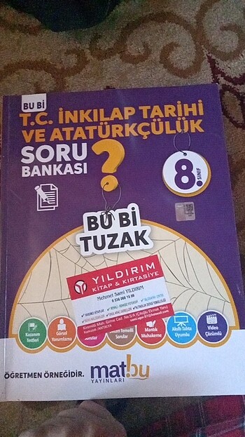 İnkılap tarihî 8. Sınıf test kitabı 