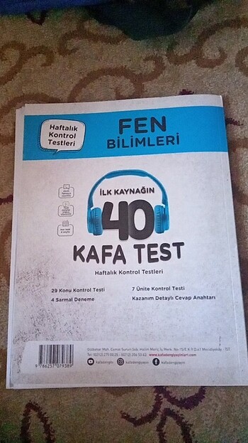  8. Sınıf kafa testi fen bilimleri 