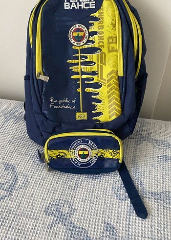 Fenerbahçe Lisanslı Sarı-Koyu Mavi Çocuk Okul Çantası