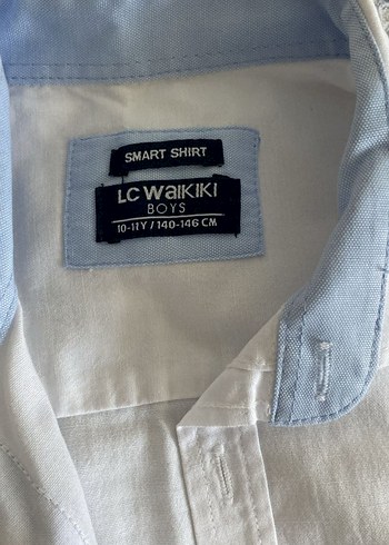 LC Waikiki Erkek Çocuk Kısa Kollu Gri Baskılı Gömlek