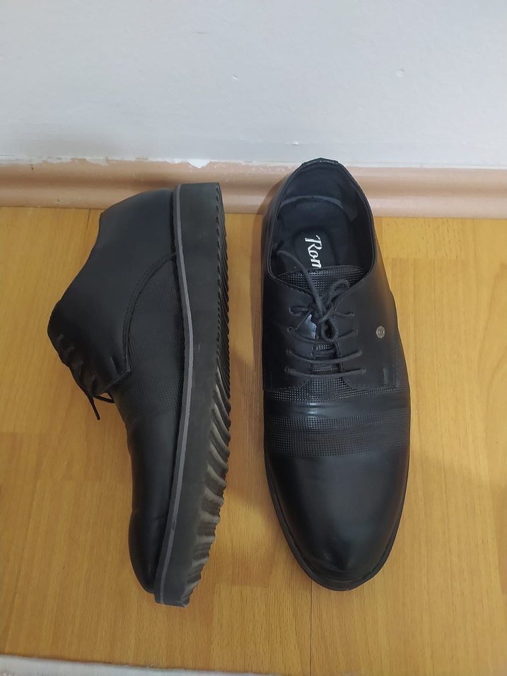 siyah erkek ayakkabisi - Görsel 3