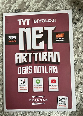 TYT Bütün Dersler Net Arttıran Ders Notları 2024 - Görsel 3