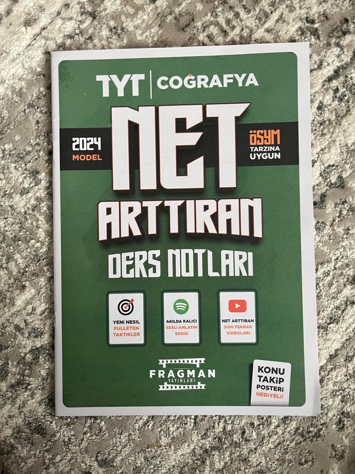 TYT Bütün Dersler Net Arttıran Ders Notları 2024 - Görsel 5