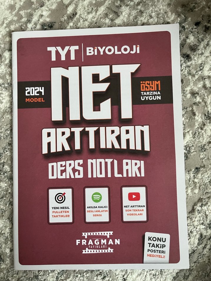TYT Bütün Dersler Net Arttıran Ders Notları 2024 - Görsel 3