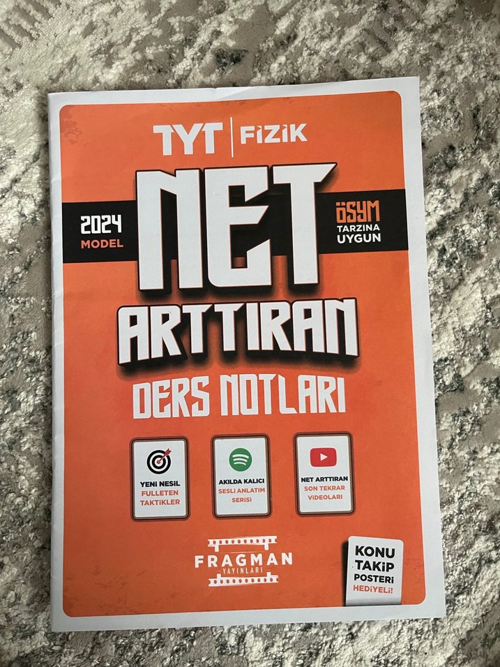 TYT Bütün Dersler Net Arttıran Ders Notları 2024 - Görsel 4