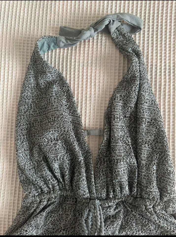 Gri Yılan Desenli Kadın Mayo - Görsel 2