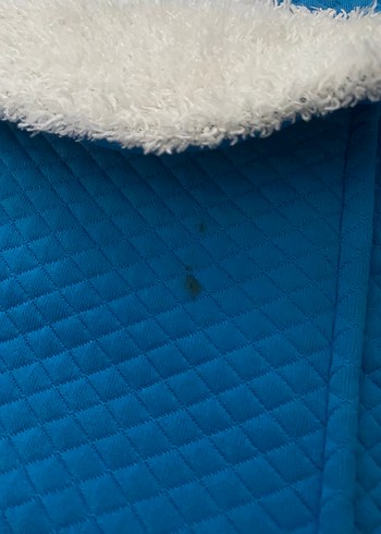 Düğmeli Mavi Kadın Kışlık Ceket - Görsel 2