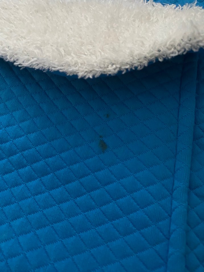 Düğmeli Mavi Kadın Kışlık Ceket - Görsel 2