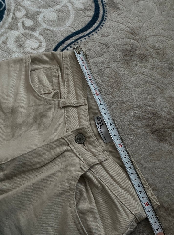 bej bol paça pantolon - Görsel 4