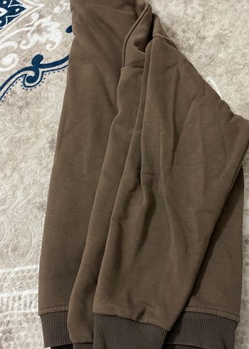 Kapüşonlu Kahverengi Kadın Sweatshirt - Görsel 2